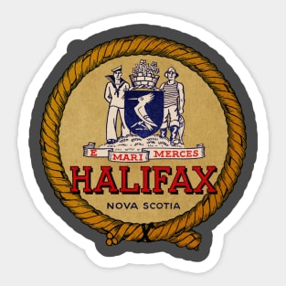 Vintage Halifax Nova Scotia Sticker